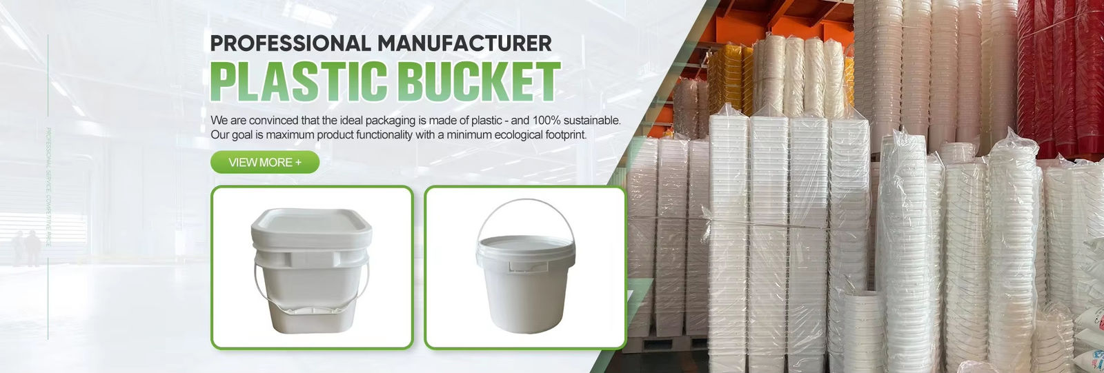 Round Plastic Buckets