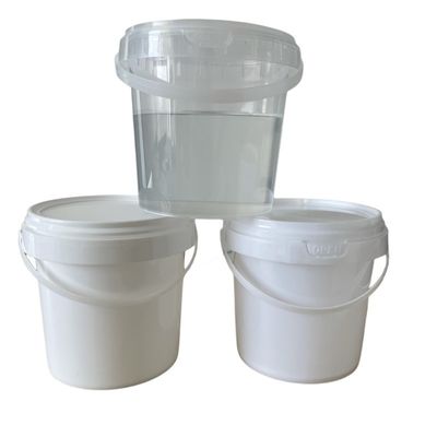 Durable Plastic Bucket Customize PP Ice Cream Container with and Customized Design