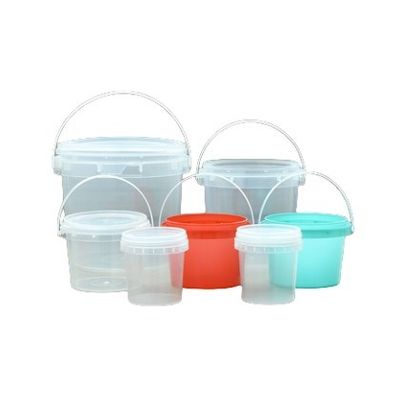 Clear Dumpling Container with Buckets Lid and Handle 200ml 300ml 500ml 750ml 1L 2L 3L