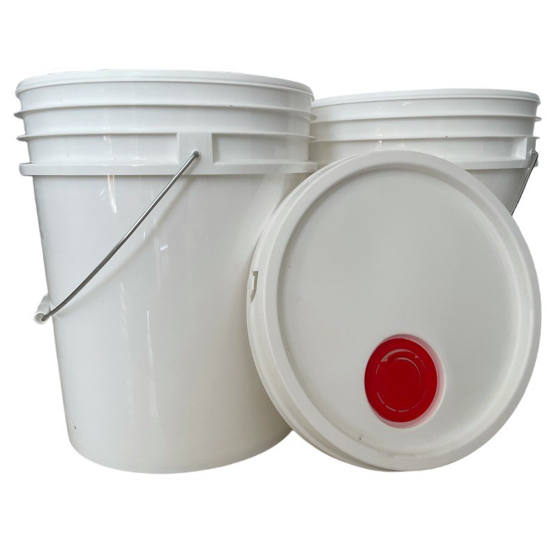 20 Liter Plastic Bucket with Metal Handle Durable and Certified by GAP ...