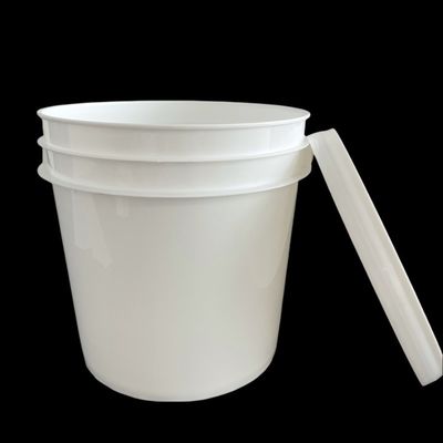 Polypropylene 4L 5L 8L 10L 15L 18L Food Grade Plastic Bucket with Heat Transfer Printing