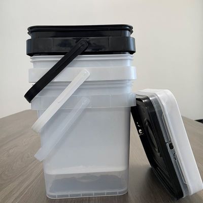 GAP/ISO/FDA Certified Red Square Ice Container with Customize Printing and Customize