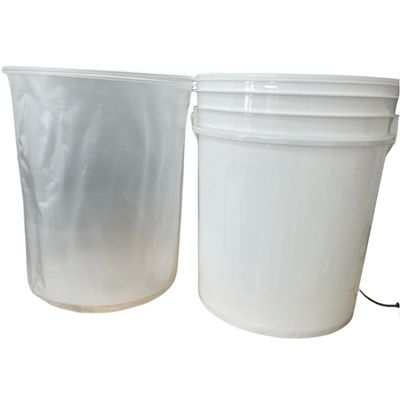 Convenient Red Disposable Plastic Bucket Liner Customize Needs for Easy Disposal