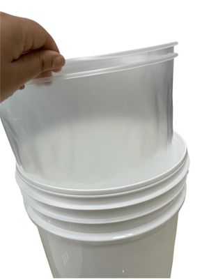 Convenient Red Disposable Plastic Bucket Liner Customize Needs for Easy Disposal