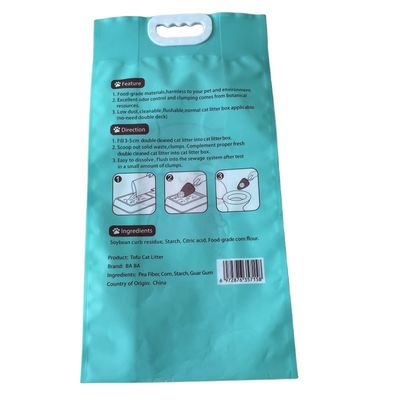 PE Material Cat Litter Bag with Handle and Zip Lock Your Feline Friend's Best Choice