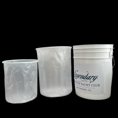 GAP/ISO/FDA Certified 5 Gallon Bucket Liner Plastic Container Liner with Lid and Handle