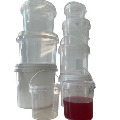 Custom 32Oz Donuts Bucket Acai Pail PP Take Away Container Black Customize Your Order