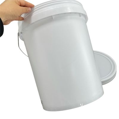 20 Litre HDPE Plastic Bucket with Tamper Proof Screw Lid and Durable Material