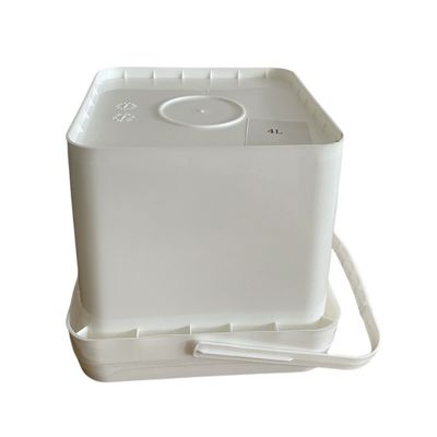 1 Gallon Square Bucket with Lid 4 Liter Thickness 1.0 to 2.5 MM Tool Storage Solution