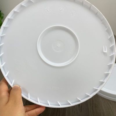 1.0 to 2.5 MM Thickness Round Plastic 5 Gallon Pail with Screwed Lid