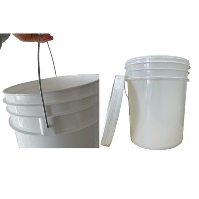 GAP/ISO/FDA Certificate PP Plastic Bucket with Leak Proof Lid and 1.0 to 2.5 MM Thickness