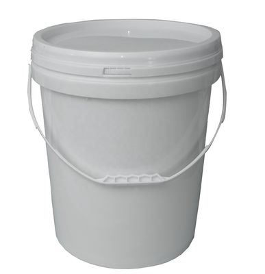 20L Round Plastic Container With Handle For Paint Snack PP Material Square