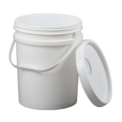 20L Round Plastic Container With Handle For Paint Snack PP Material Square