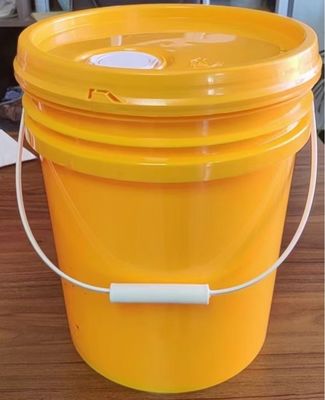 20L Round Plastic Container With Handle For Paint Snack PP Material Square