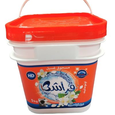 1.0 to 2.5 MM Thickness Plastic Bucket for Laundry Detergent Powder