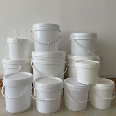 Customize 1L 2L 3L 5L 8L 10L 15L 20L 25L Plastic Bucket Round Shape Pail with Handle