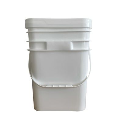 3L 4L 10L PP Plastic Square Buckets With Lid For Customized Food Grade Customization