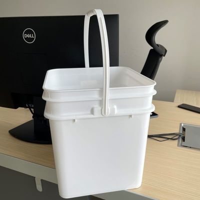 3L 4L 10L PP Plastic Square Buckets With Lid For Customized Food Grade Customization