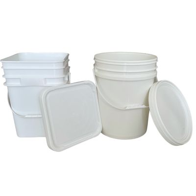 1L 2L 5L PP Packaging Container Plastic Drum Seal Paint Pail Buckets with Handle Lids