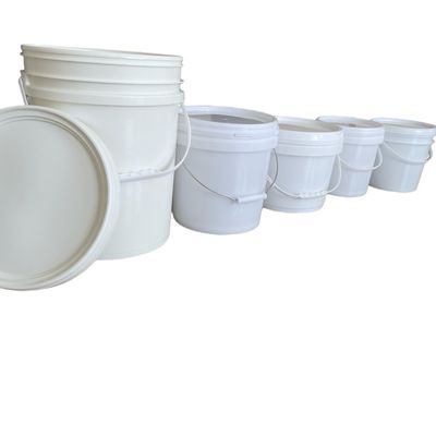 1L 2L 5L PP Packaging Container Plastic Drum Seal Paint Pail Buckets with Handle Lids
