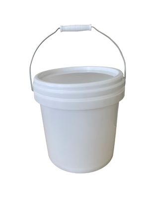 Silk Screen Printed 2 Gallon Plastic Bucket for Mineral Containers Custom Design
