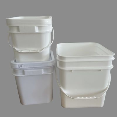 Plastic Pail Transparent Clear Food Grade Plastic 1 to 20L Milk Plastic Buckets with Lids