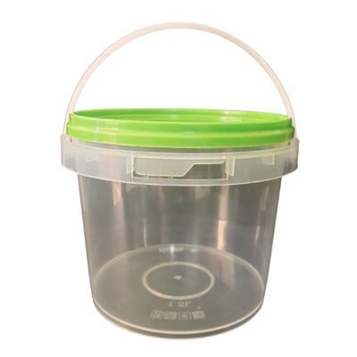 Customize Your Packaging with 2L Round Plastic Buckets and Tamper Evident Handle