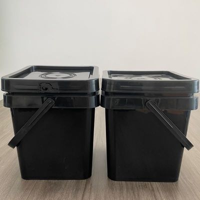 Type Blue Square Water Bucket Industry Plastic Buckets for Industrial Top Sale