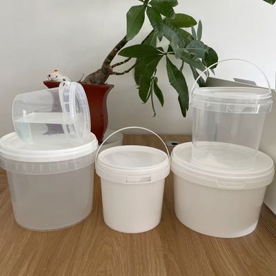 3L 4L 5L 6L 8L 10L 18L Buckets With Lid Plastic Pail Container With Leak Proof Lid