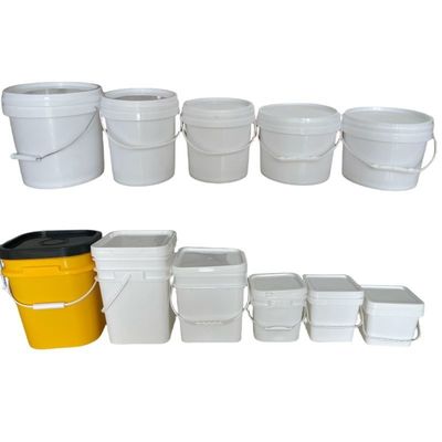 20L Plastic Pail with Easy-Opening Nozzle Lid Durable and Versatile Design
