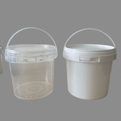 Customize 1L 2L 3L 1 Gallon Food Grade Unbreakable Clear Plastic Buckets for Industrial