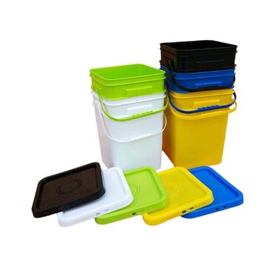 GAP/ISO/FDA Certified 4L 5L 10L 15L 16L 18L 20L 25L Food Grade PP Plastic Bucket
