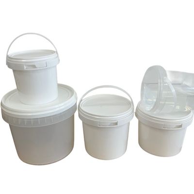 Convenient 20L Plastic Paint Buckets with Easy-Opening Design and Strong Handles