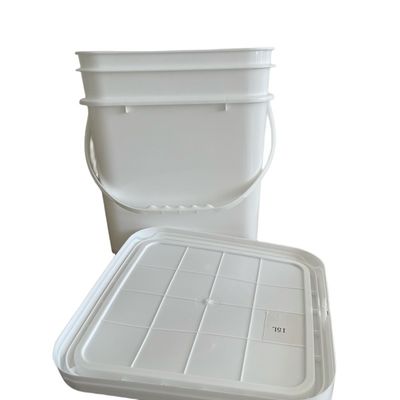 Beverage Packaging 10L Square Bucket with Lids and Handle
