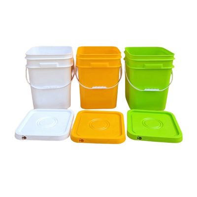 Beverage Packaging 10L Square Bucket with Lids and Handle