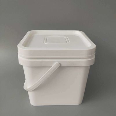 Square Bucket with Lid 4L 5L 6L 8L 10L 4 Gallon Plastic Bucket for Water Store