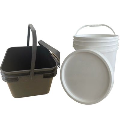 Customize 5L/8L Round Plastic Pail for Mineral Water 1.0-2.5mm Thickness and Durable