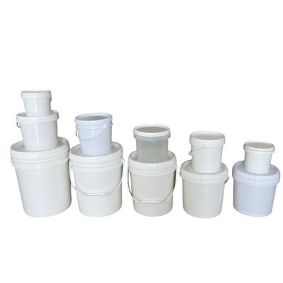 Round Food Grade Plastic Pail with IML Printing and Customizable Options