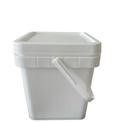 Certified Square Plastic Bucket with Lid Versatile and Round or Square