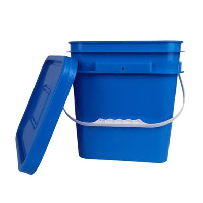 Polypropylene/HDPE 1L 2L 3L 4L 5L 7L 8L 10L Square Buckets With Lid Tool for Benefit