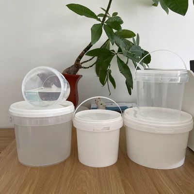 Bar Custom Logo Plastic Bucket with Lid 500ml/1L LED Light Durable and Environment Friendly