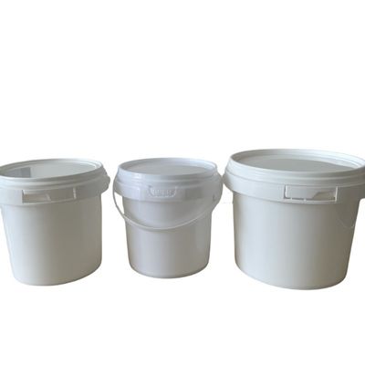 1L-10L Clear Plastic Buckets with Lid and Handle Multi-Functional Thickness 1.0-2.5mm