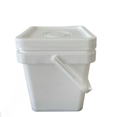 Industrial Plastic Bucket with Handle Lid Multi-function Square Bucket