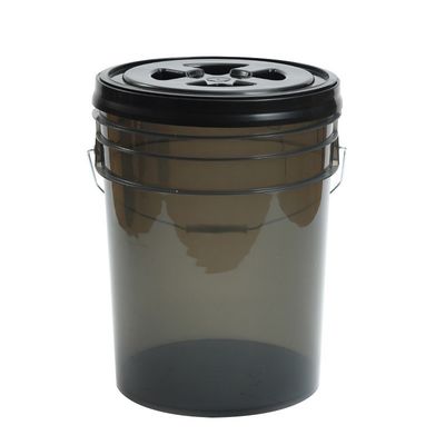 Gravure Printed 25L Plastic Pail with Lid Durable and Customizable