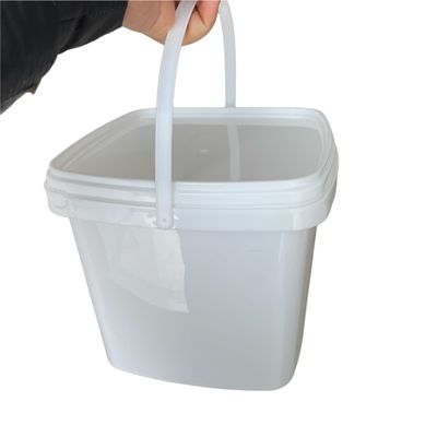 Square Reusable Food Container with Lid and Certified Approval 1.0-2.5MM Thickness