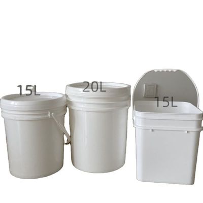 Square Plastic Pail with Lid Durable and Storage Solution