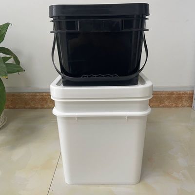 Pickles 5L 6L 8L 10L Square Plastic Bucket with Custom Color LOGO and Easy-Opening