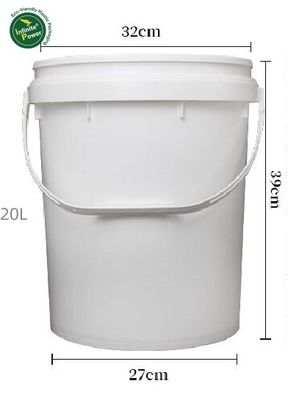 Yellow Plastic Bucket and Pail for 1L 2L 3L 4L 5L 8L 10L 15L 18L 20L Capacity