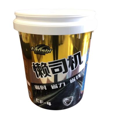 Supply Plastic Pail with Handle Epoxy Plastic Bucket Certified by GAP/ISO/FDA