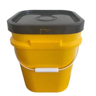 Easy Open Close Square Plastic Pail 5L 8L 10L 15L 20L Thickness 1.0 to 2.5 MM Durable